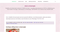 Desktop Screenshot of amoreamarracao.com